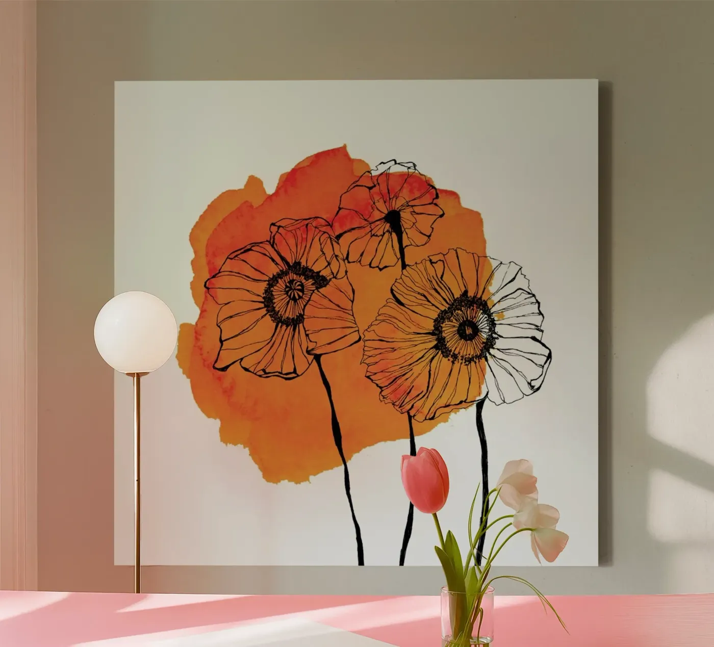 Poppies tela da Morgan Kendall