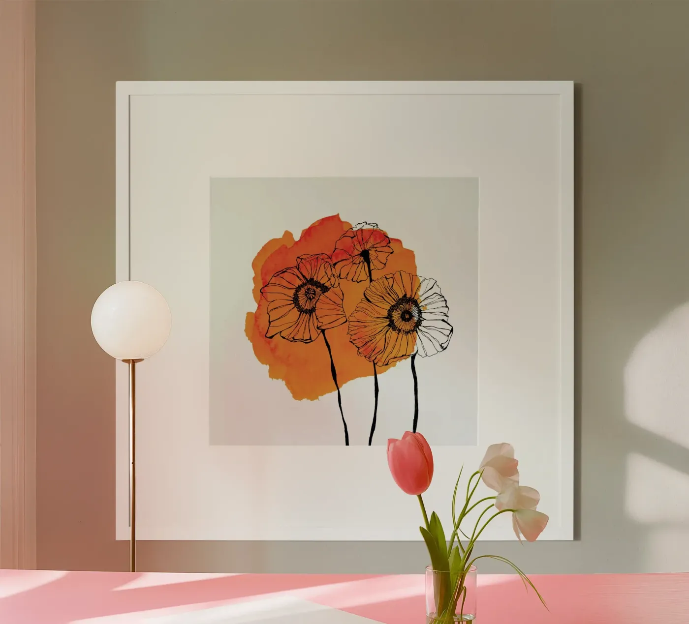 Poppies poster by Morgan Kendall