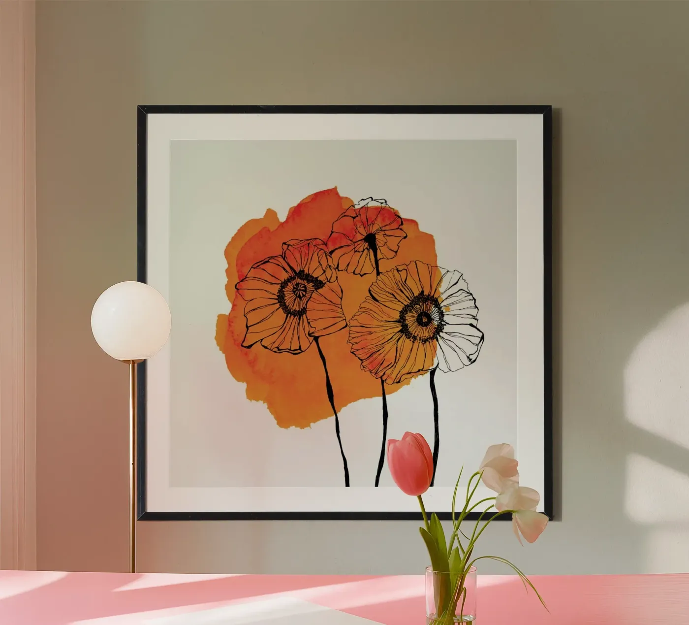 Poppies poster by Morgan Kendall