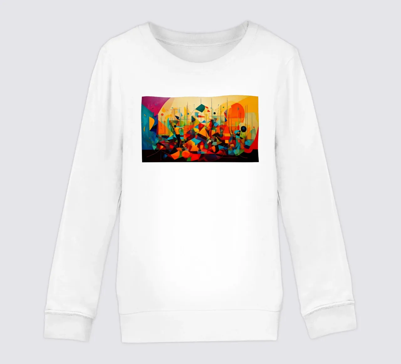 Abstract Geometric 003 felpa bambino da Art Unleashed