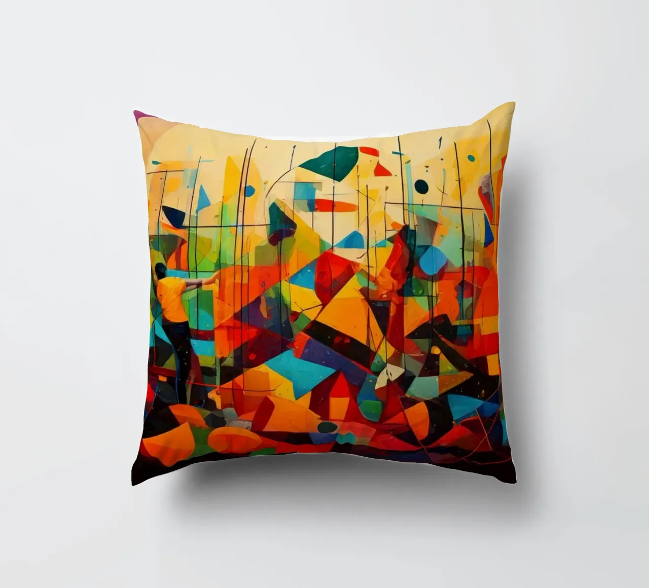 Abstract Geometric 003 cuscino da Art Unleashed