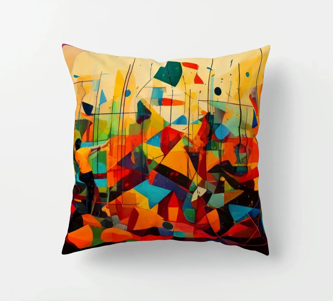 Abstract Geometric 003 cuscino da Art Unleashed