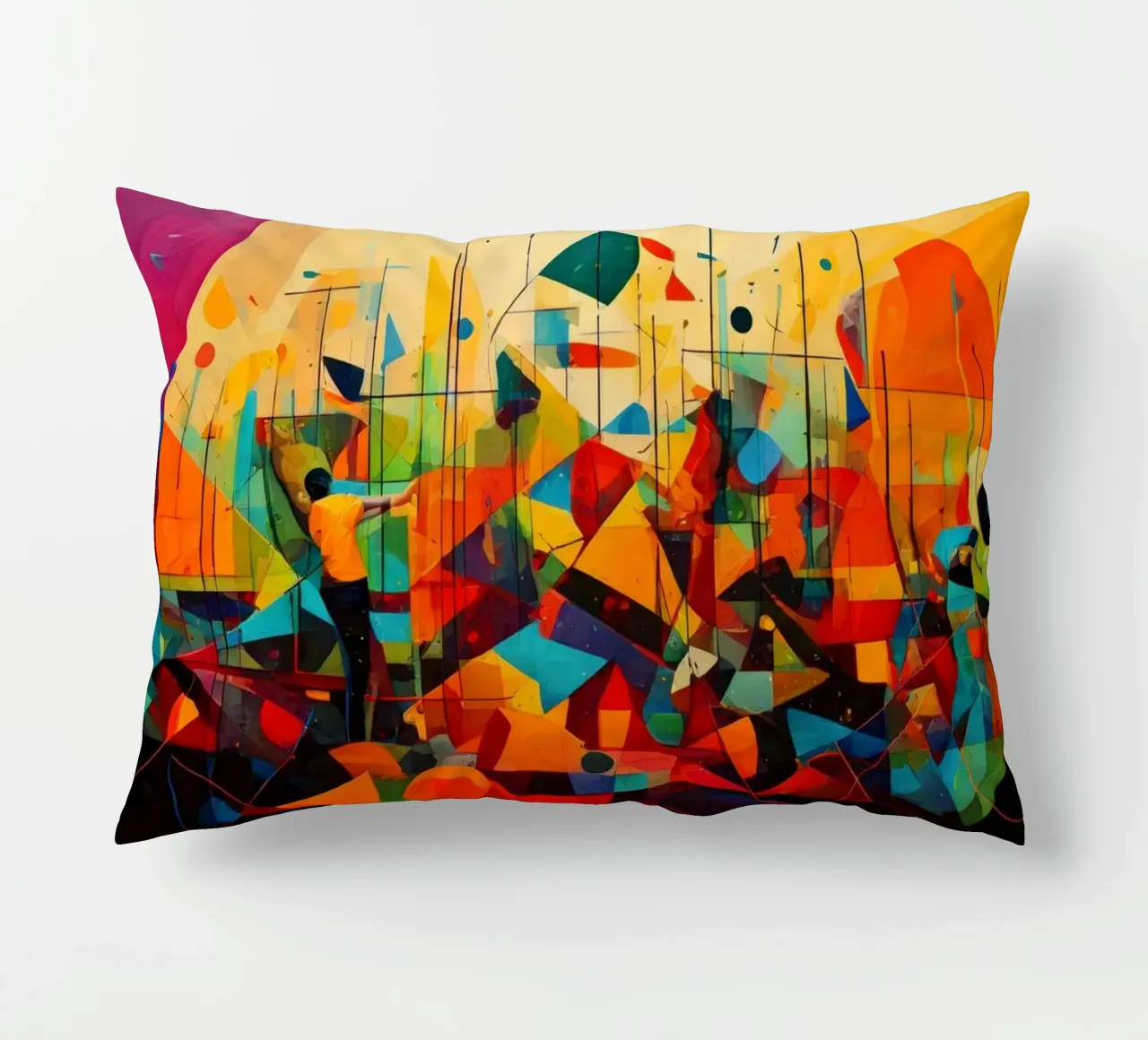 Abstract Geometric 003 cuscino da Art Unleashed