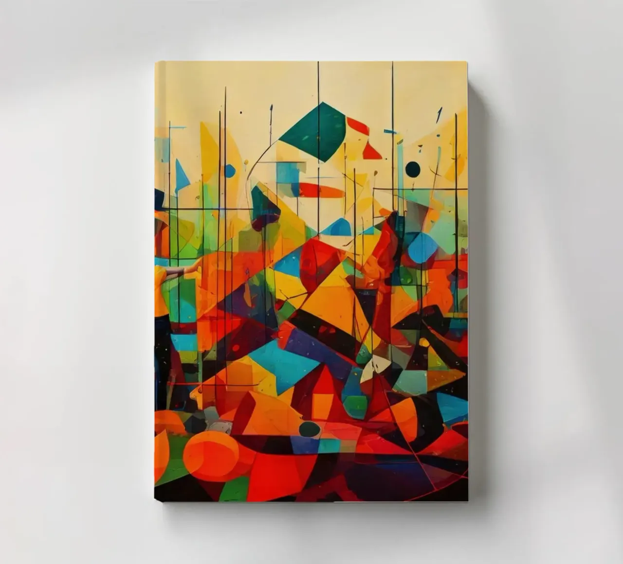 Abstract Geometric 003 notebook by Art Unleashed