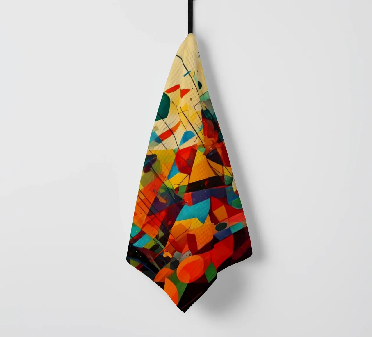 Abstract Geometric 003 canovaccio da cucina da Art Unleashed