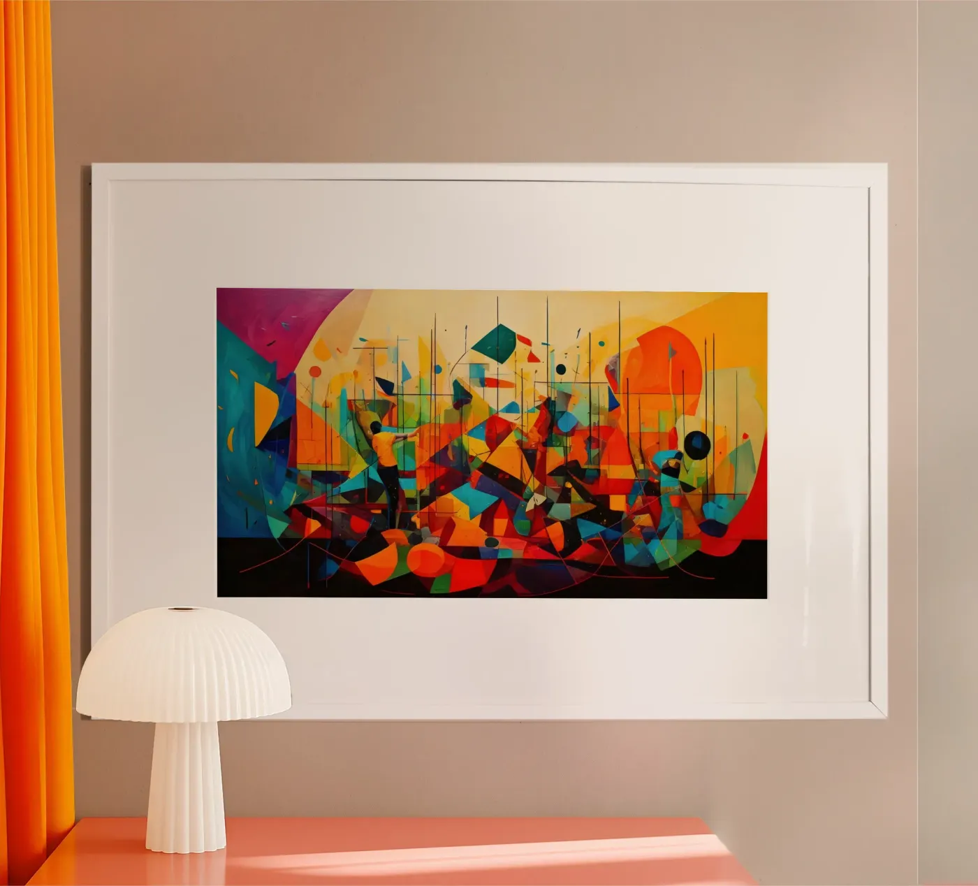 Abstract Geometric 003 poster da Art Unleashed
