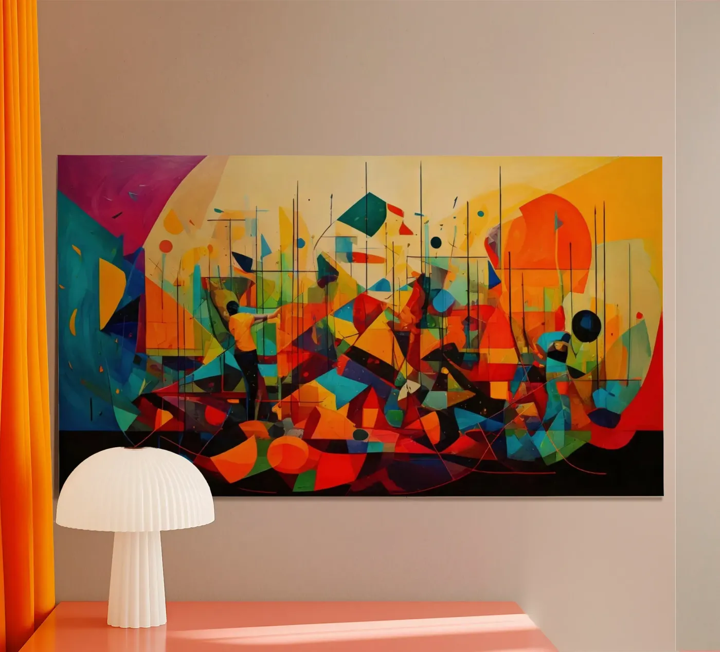 Abstract Geometric 003 poster da Art Unleashed