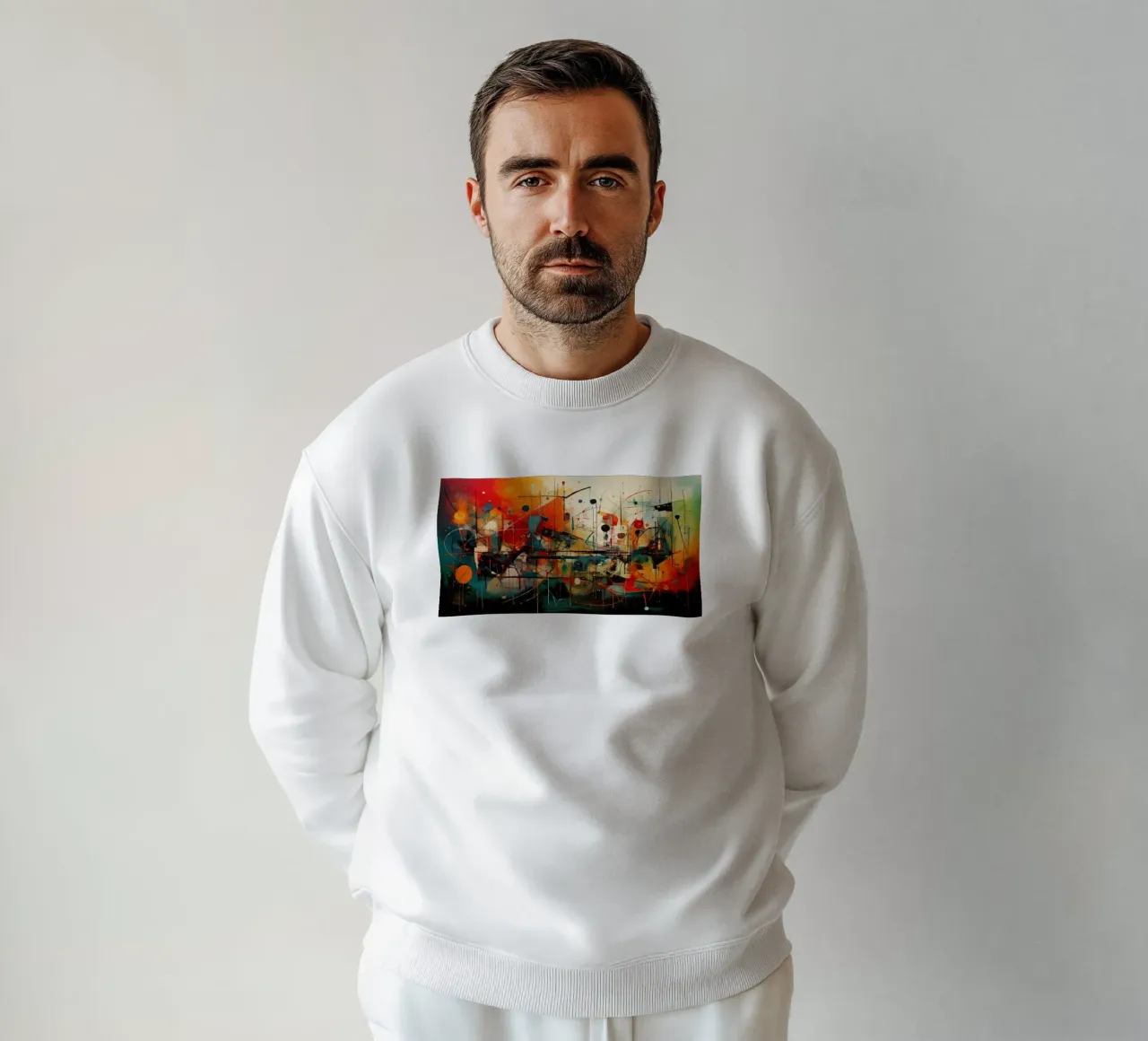 Abstract Geometric 004 sudadera de Art Unleashed