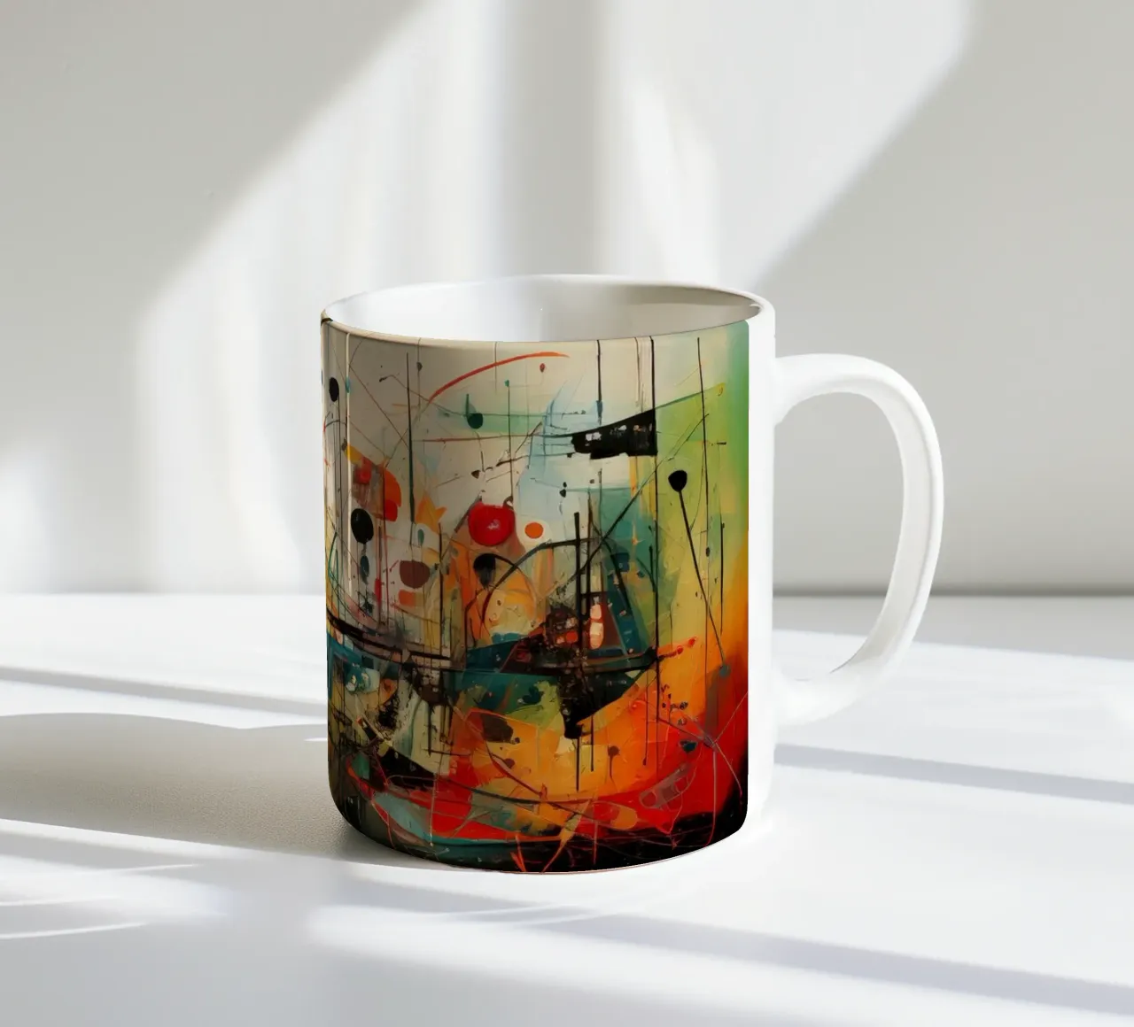 Abstract Geometric 004 tazza in ceramica da Art Unleashed