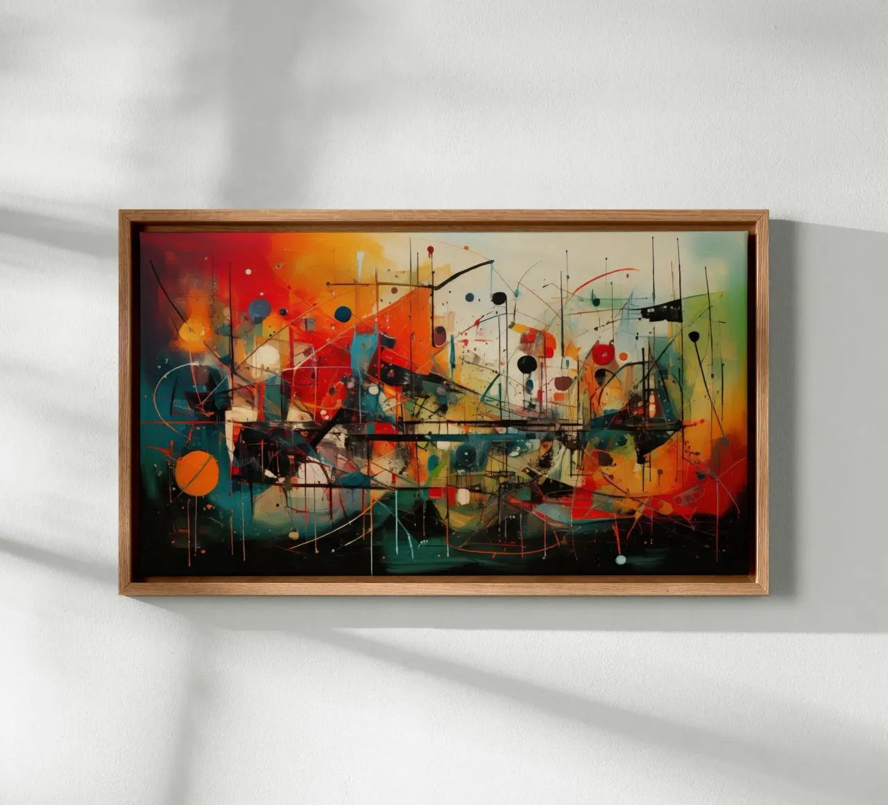 Abstract Geometric 004 canvas van Art Unleashed