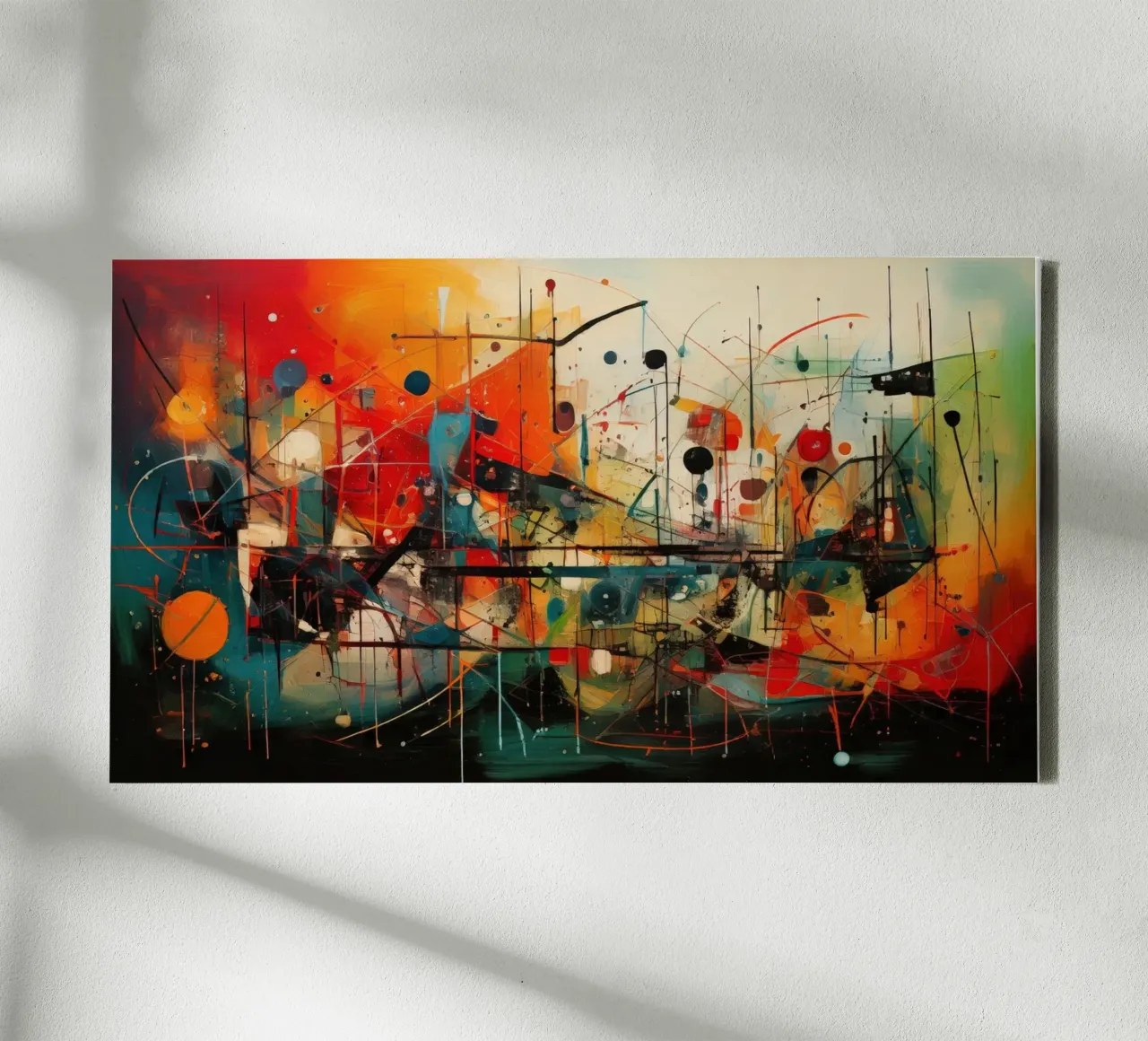 Abstract Geometric 004 canvas van Art Unleashed