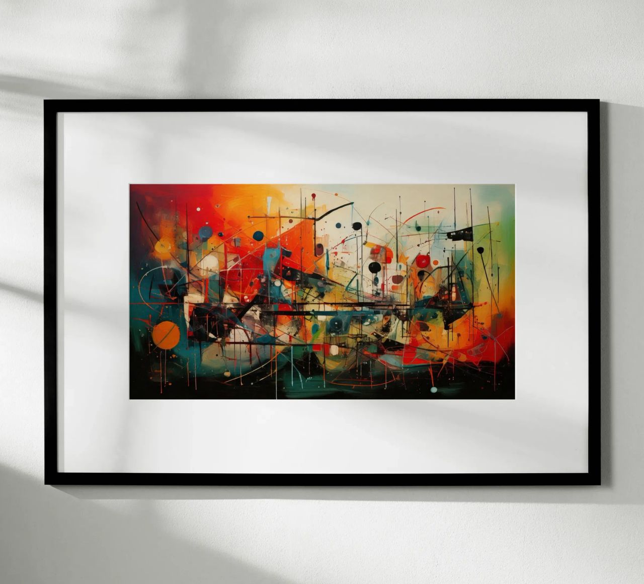 Abstract Geometric 004 Poster von Art Unleashed
