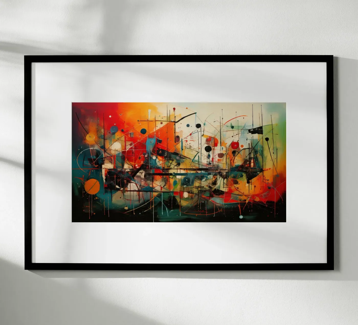 Abstract Geometric 004 poster da Art Unleashed