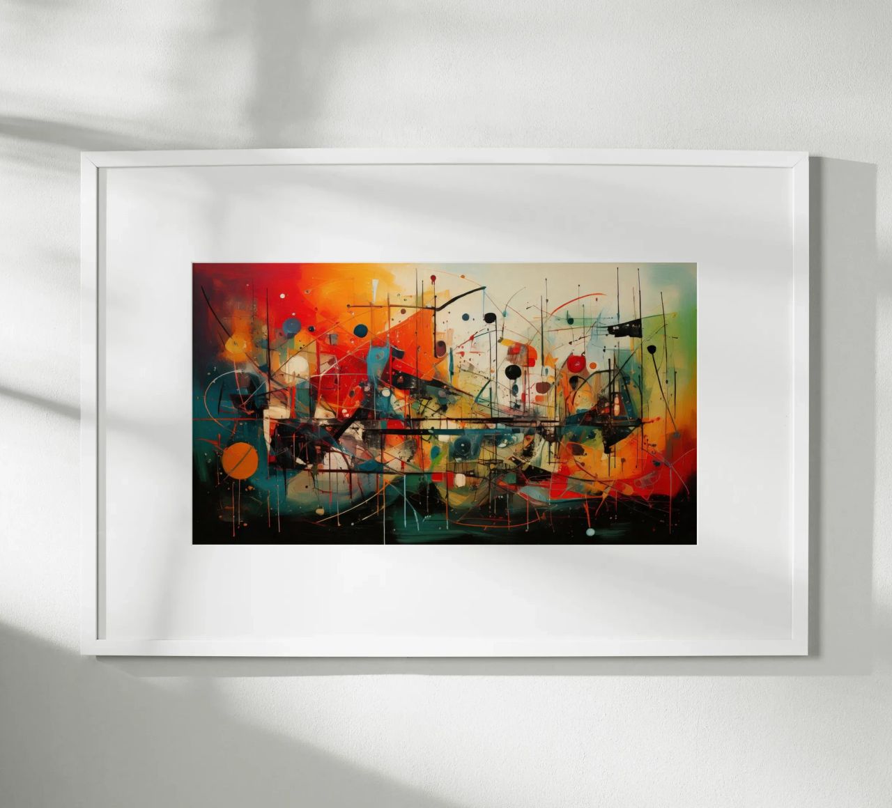 Abstract Geometric 004 Poster von Art Unleashed