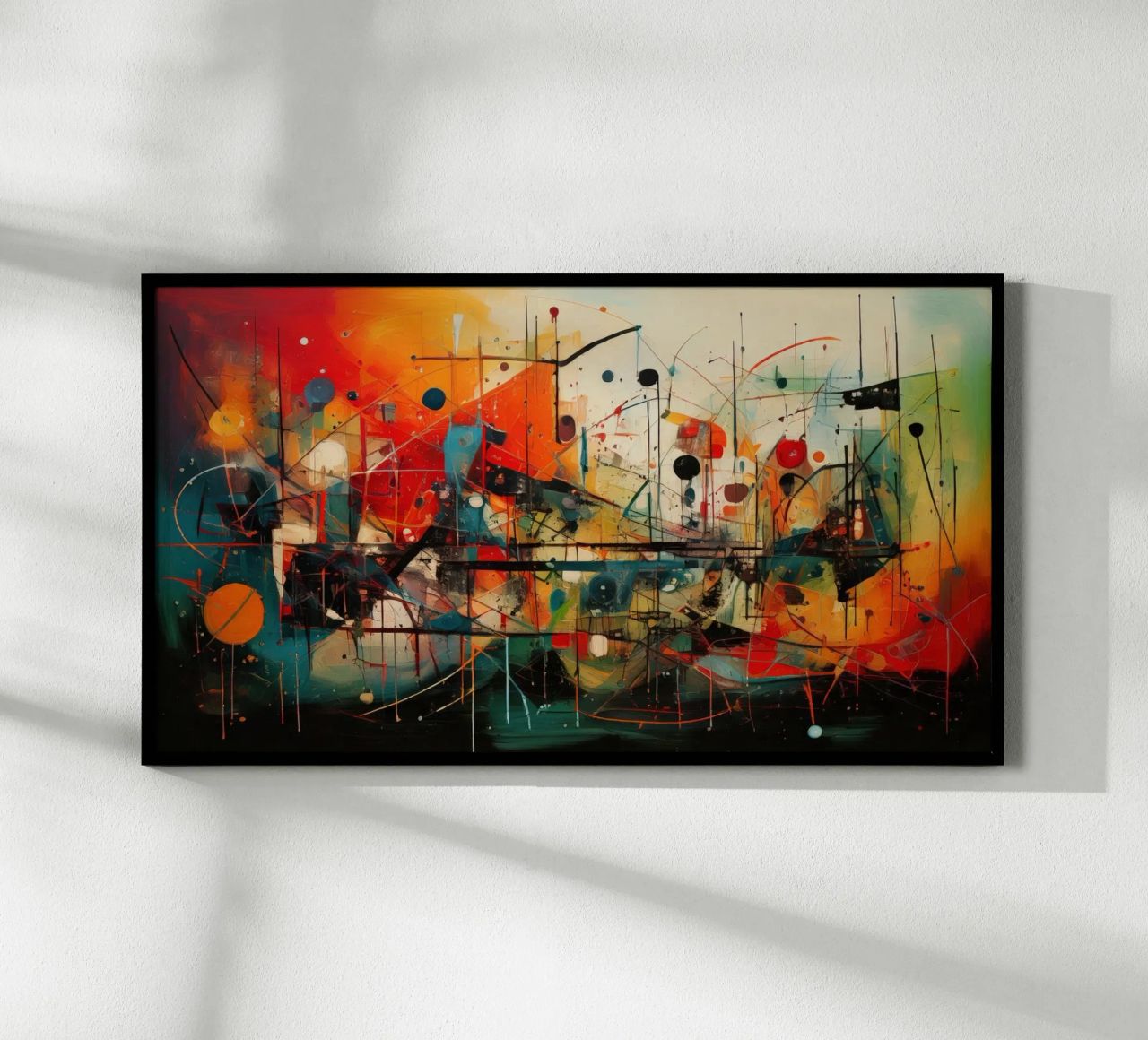 Abstract Geometric 004 Poster von Art Unleashed