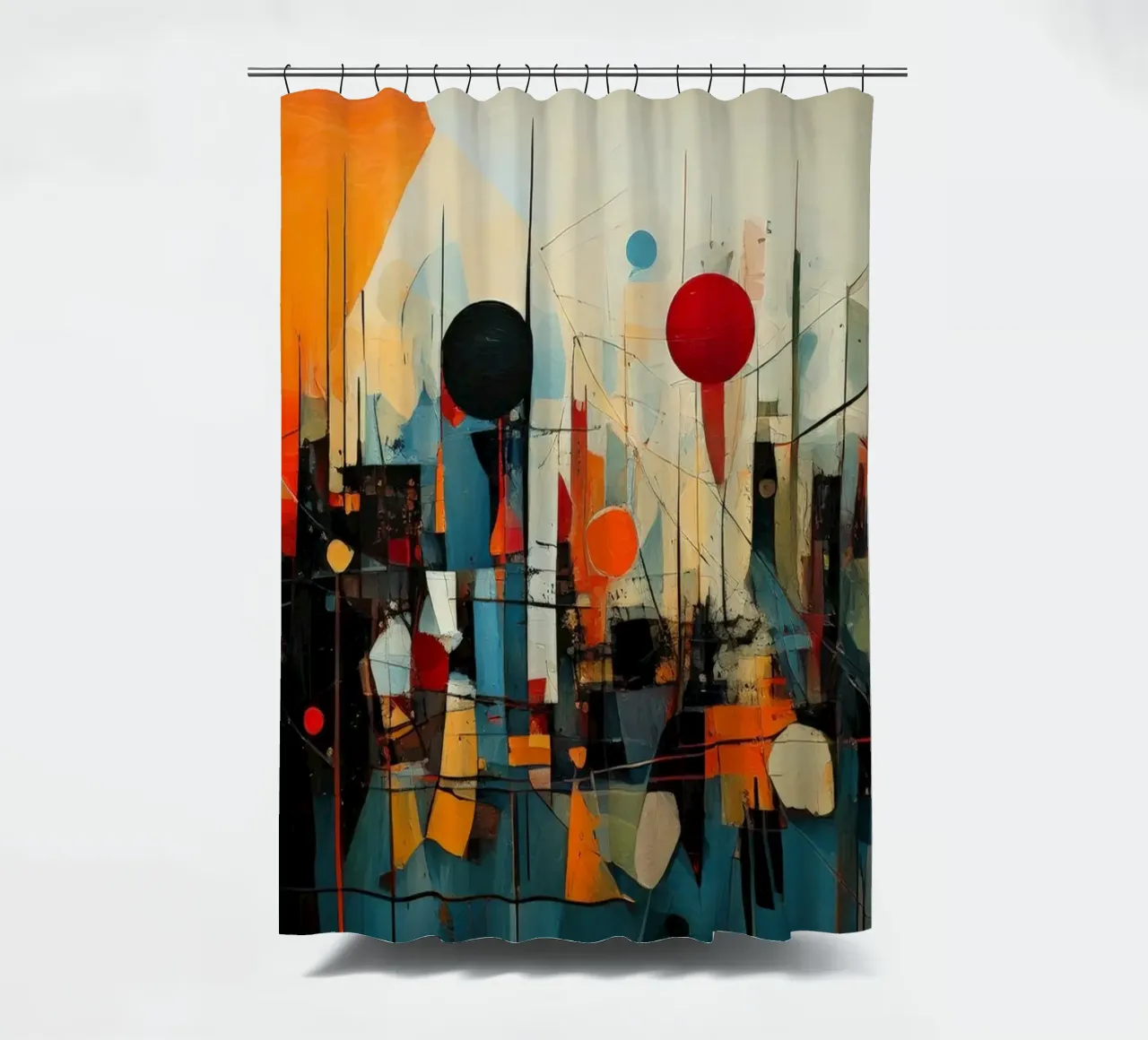Abstract Geometric 005 tenda da doccia da Art Unleashed