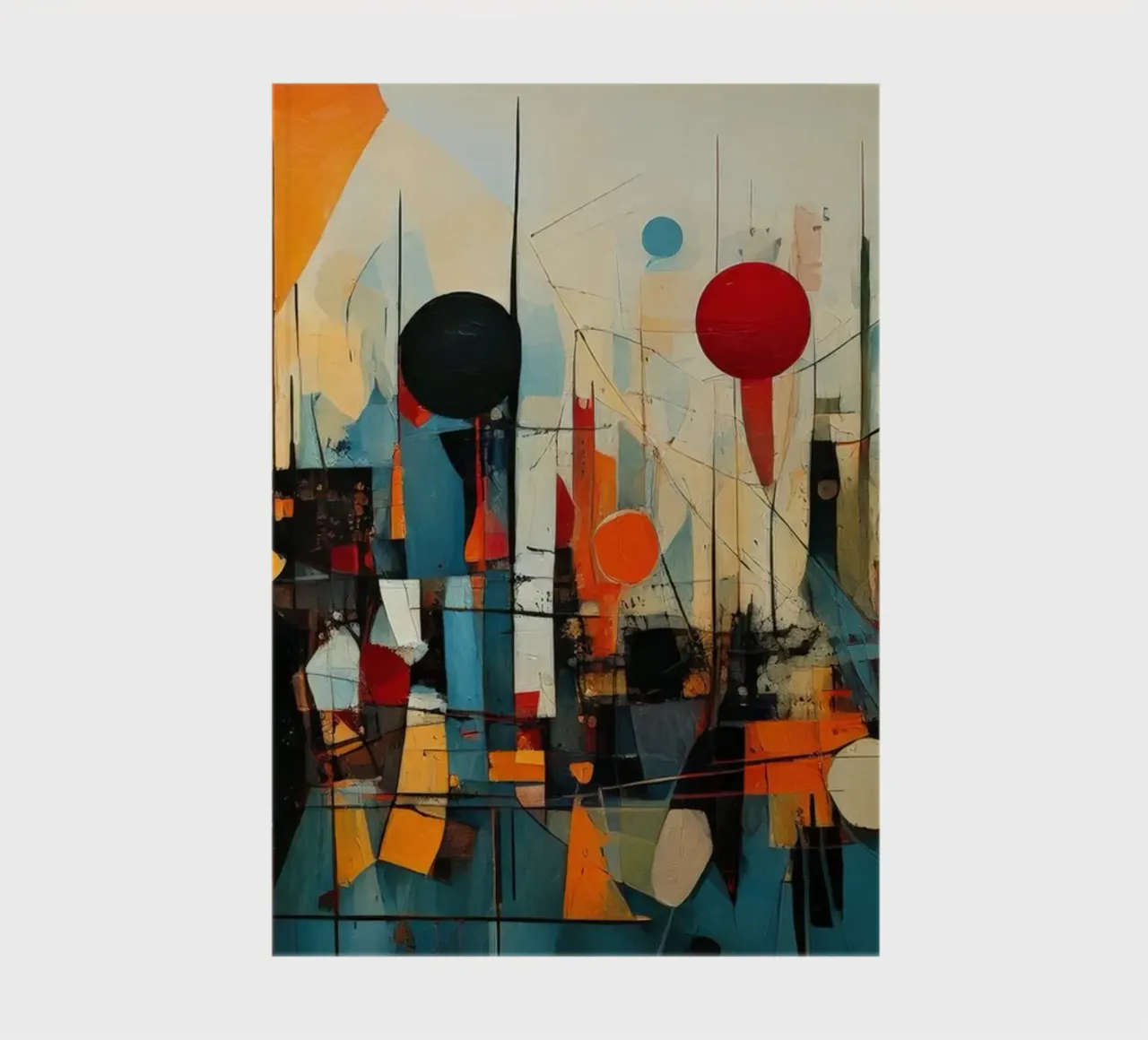 Abstract Geometric 005 notebook by Art Unleashed