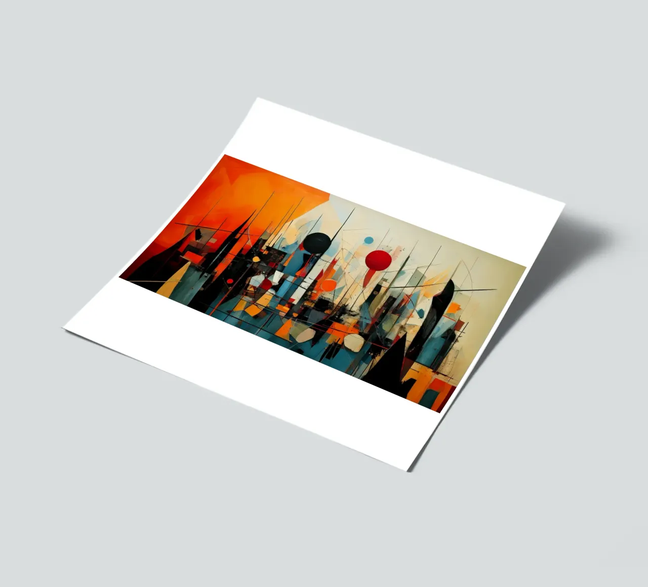 Abstract Geometric 005 Stickerbogen von Art Unleashed