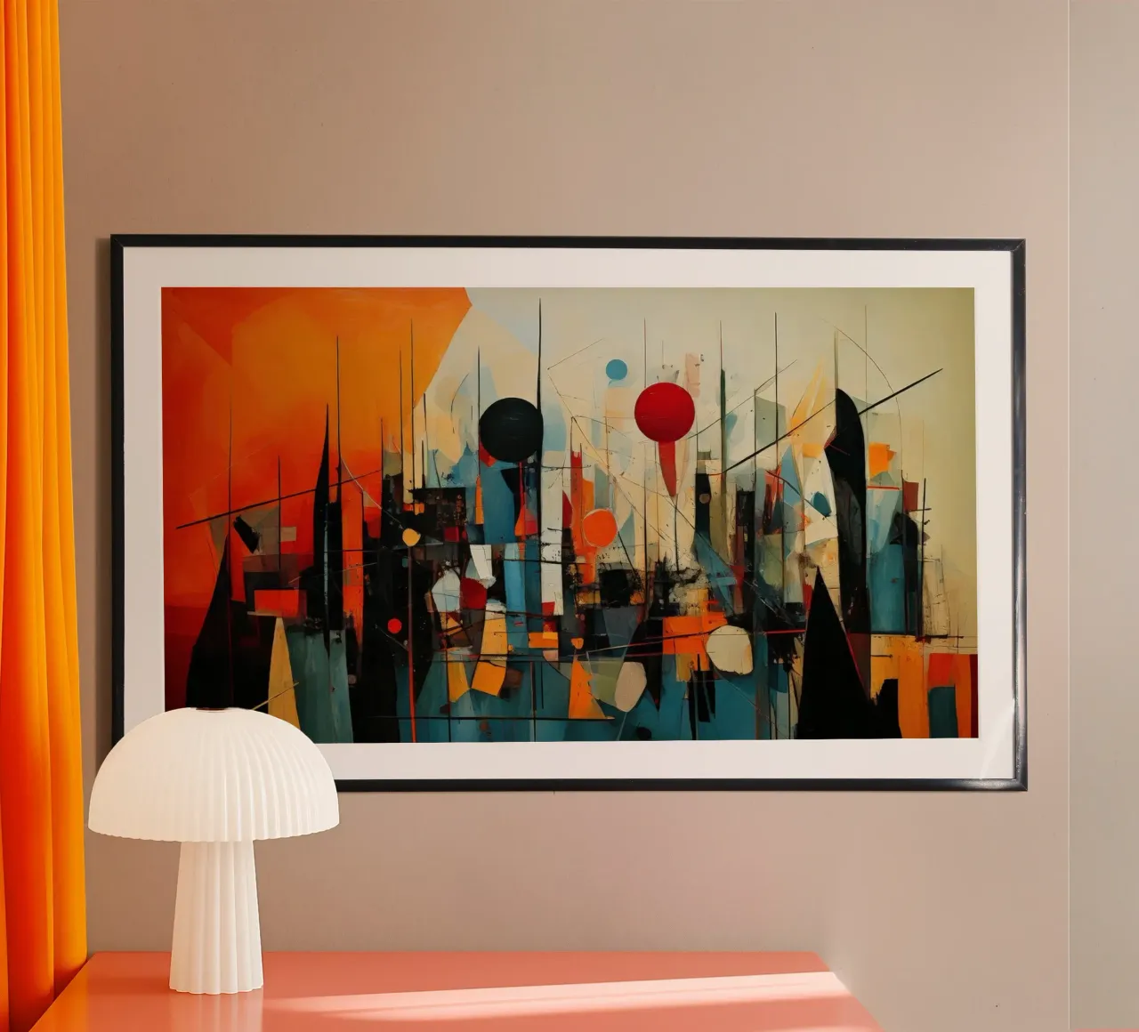 Abstract Geometric 005 poster da Art Unleashed