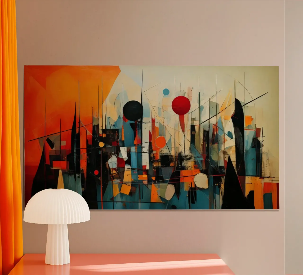 Abstract Geometric 005 poster da Art Unleashed