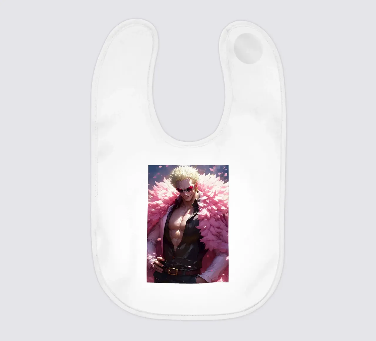 Donquixote Doflamingo One piece bavaglino da CreativeStudio