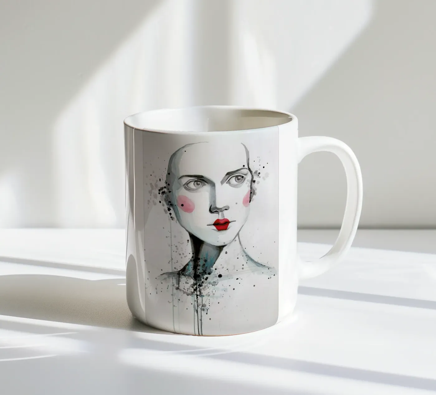 Performer ceramic mug by Rebekka