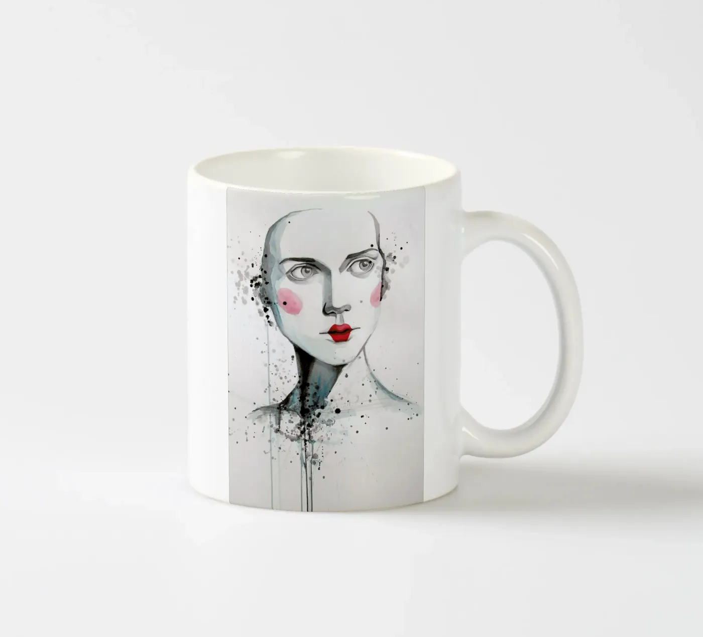 Performer ceramic mug by Rebekka