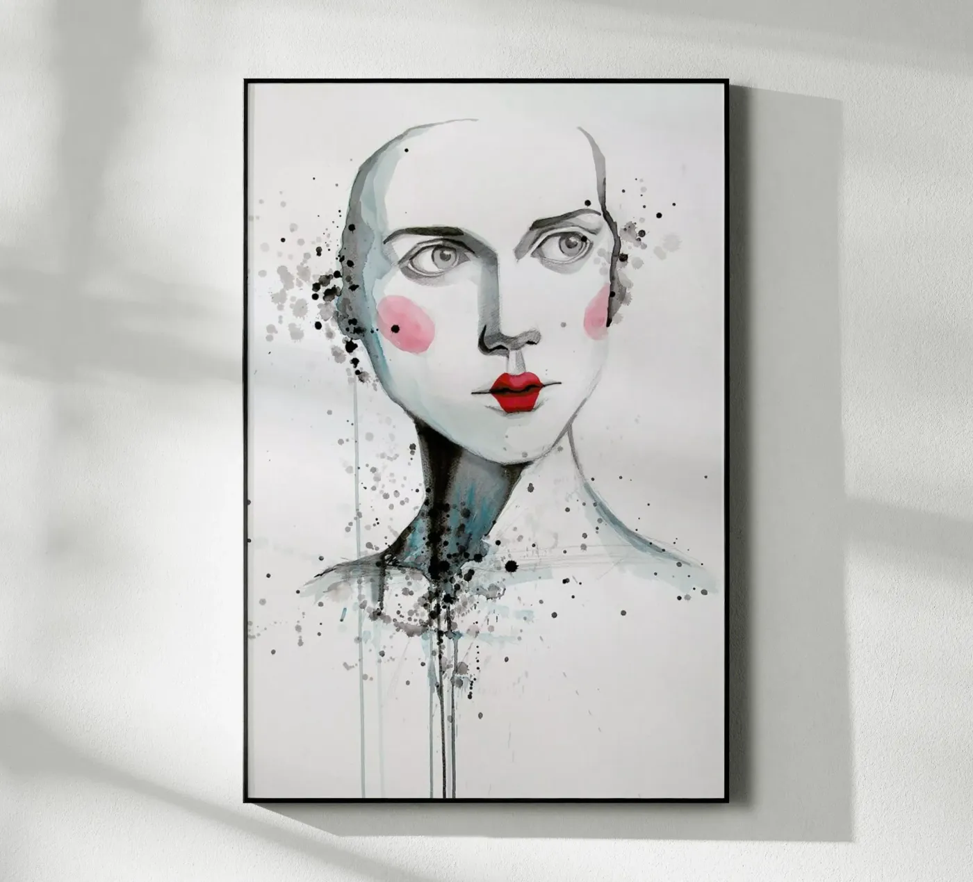 Performer acryl van Rebekka