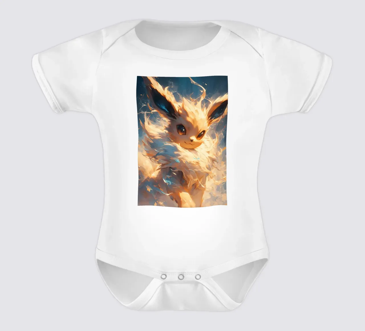 eevee pokemon body neonato maniche corte da CreativeStudio
