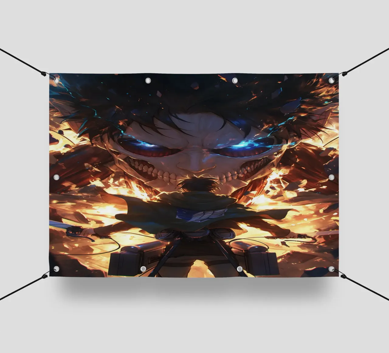 eren attack on titan telo in pvc da CreativeStudio
