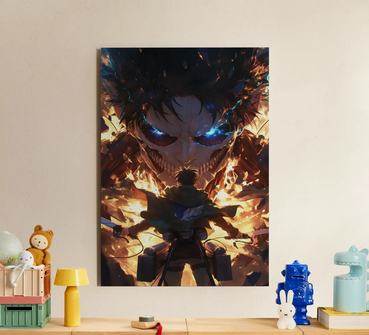 eren attack on titan alluminio dibond da CreativeStudio