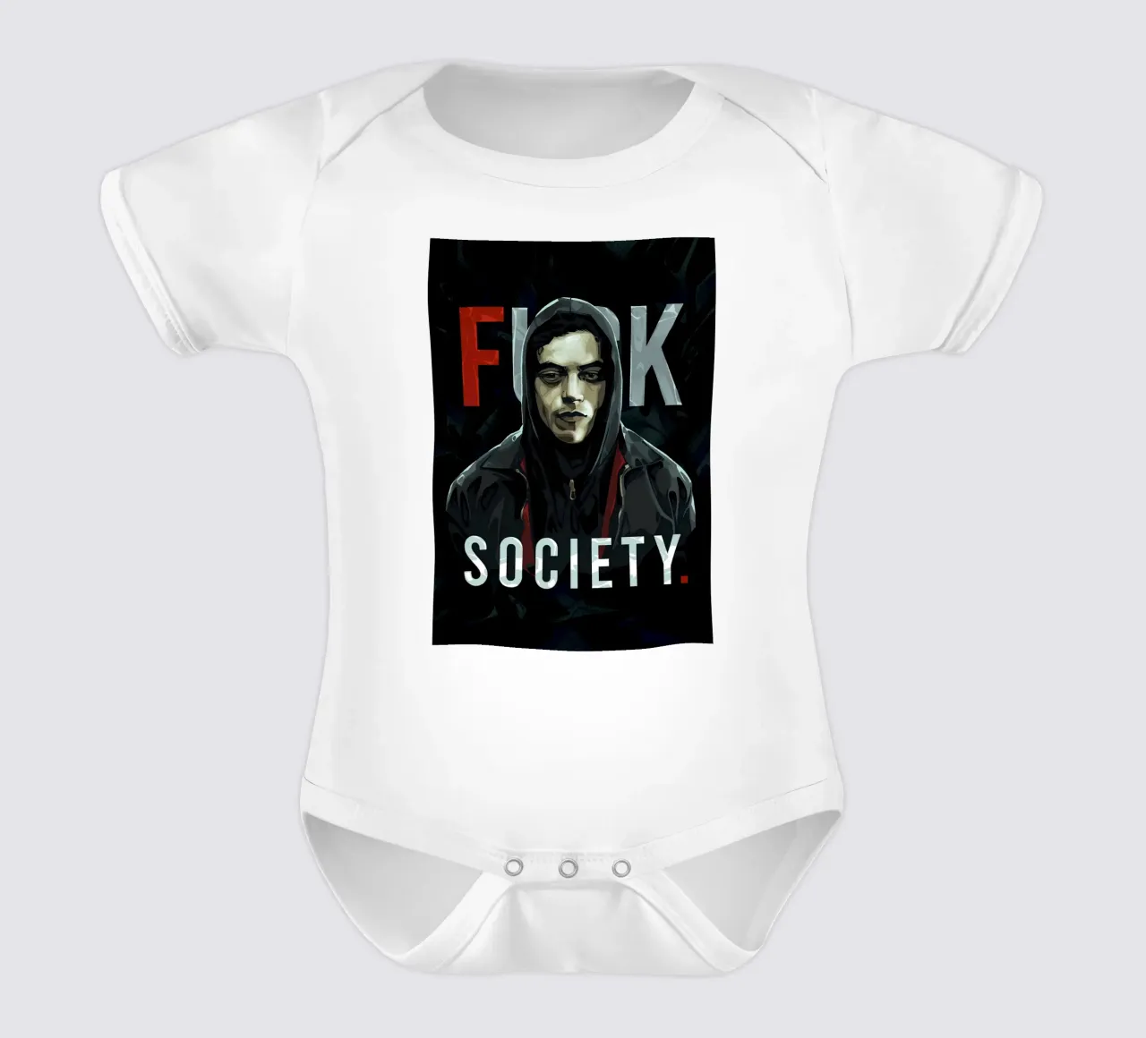Fsociety Robot body neonato maniche corte da nabakumov