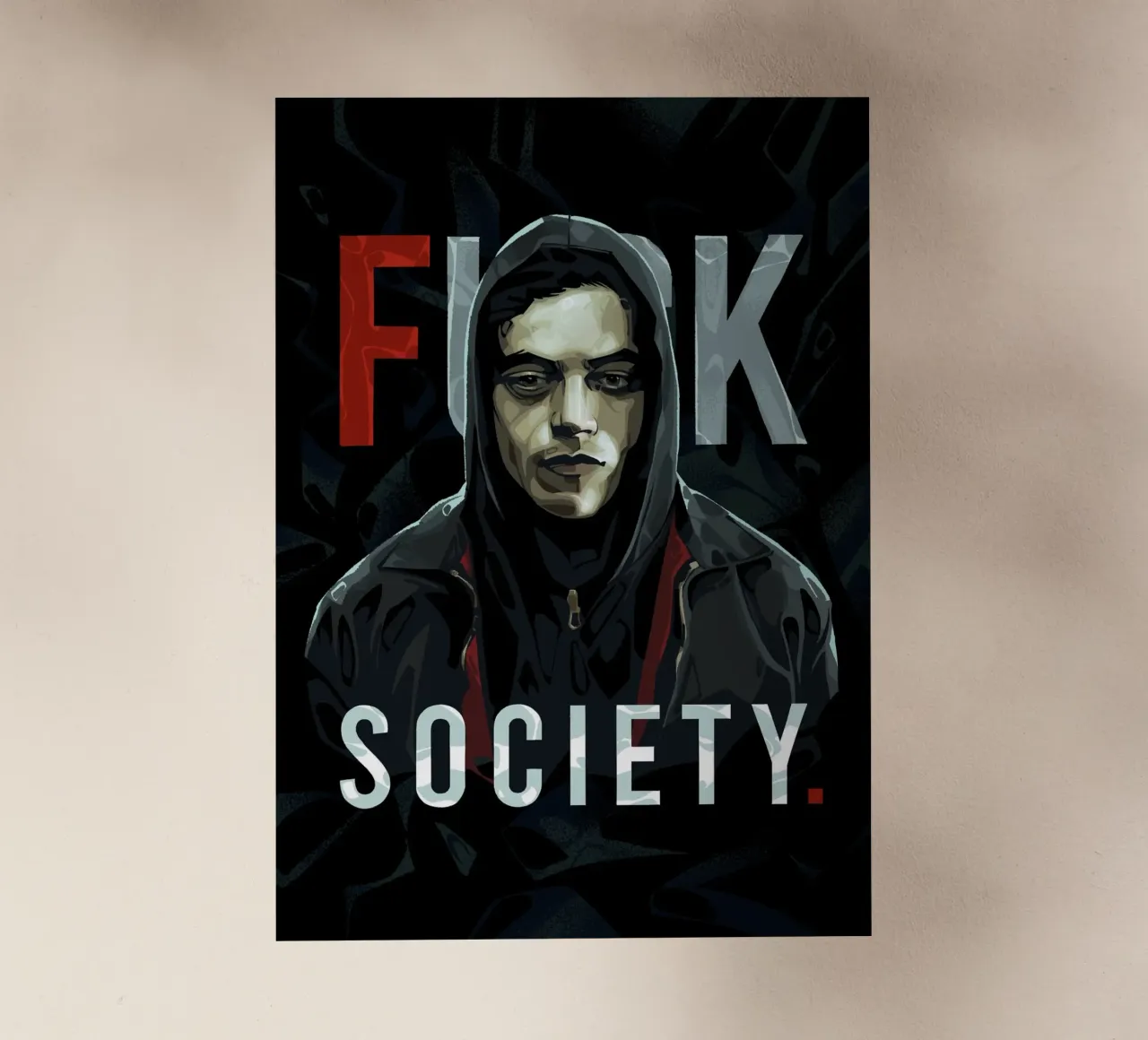 Fsociety Robot pellicola backlit da nabakumov