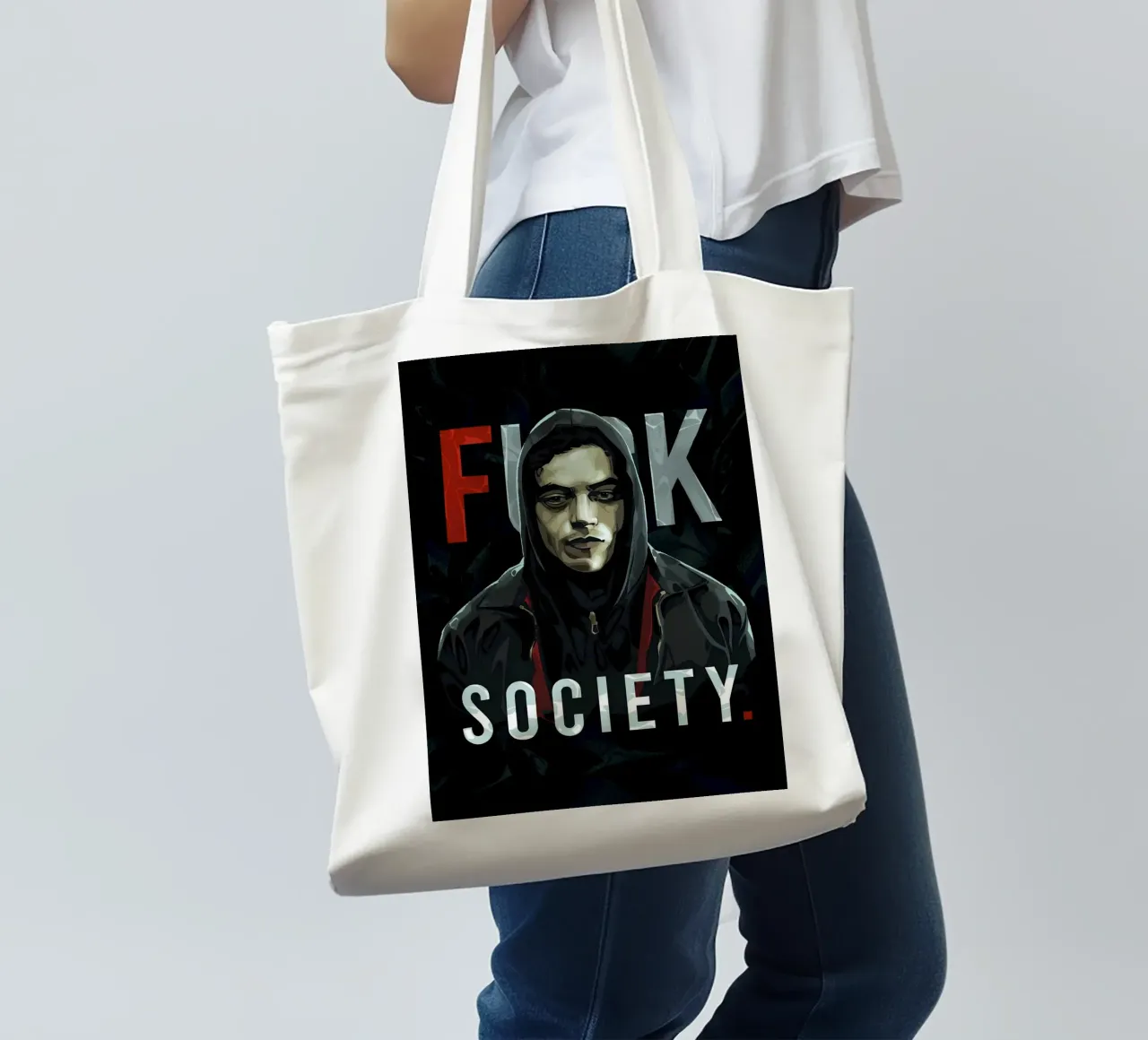 Fsociety Robot borsa in juta da nabakumov