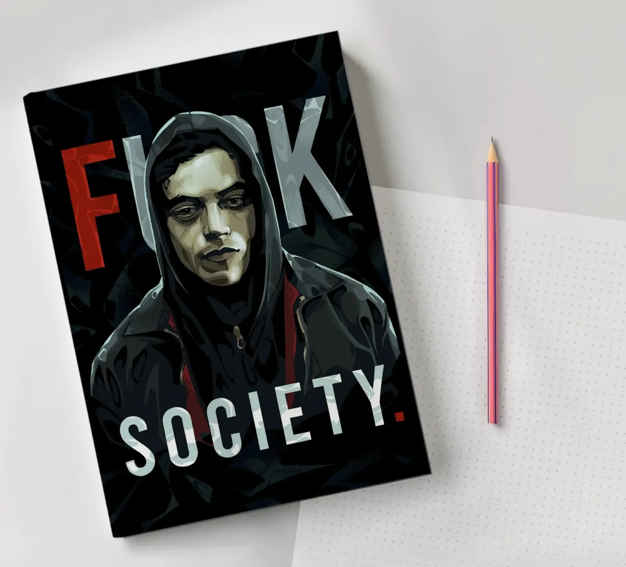 Fsociety Robot notebook by nabakumov