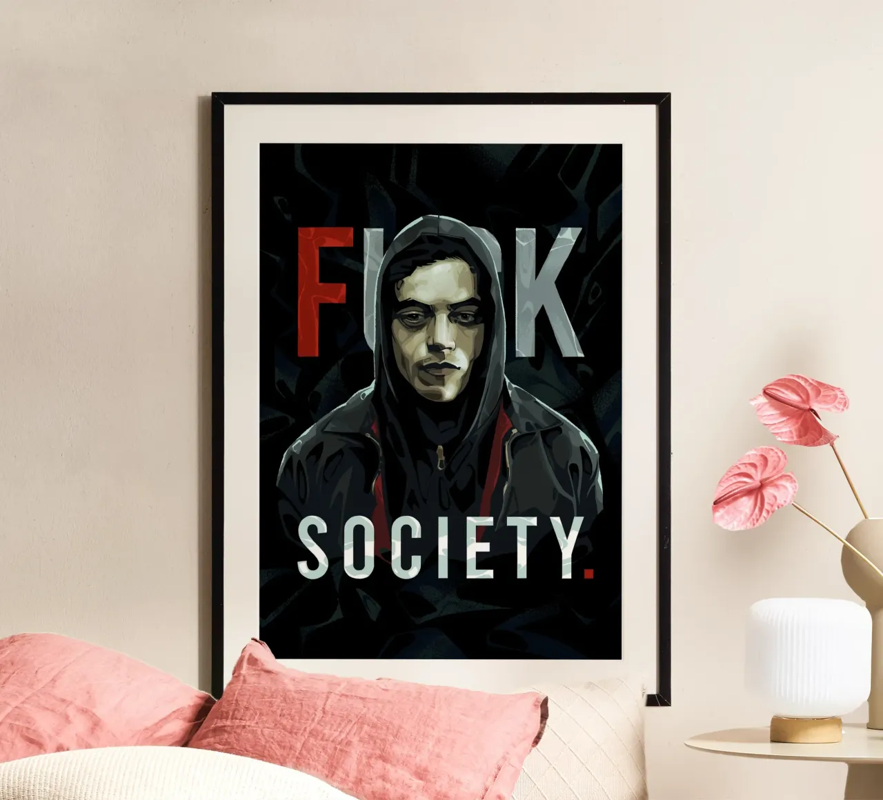 Fsociety Robot carta hahnemühle da nabakumov