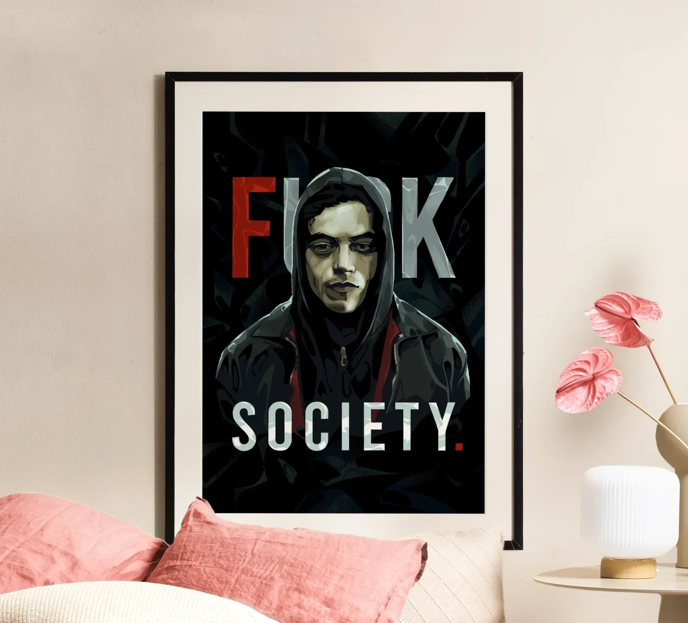 Fsociety Robot poster da nabakumov