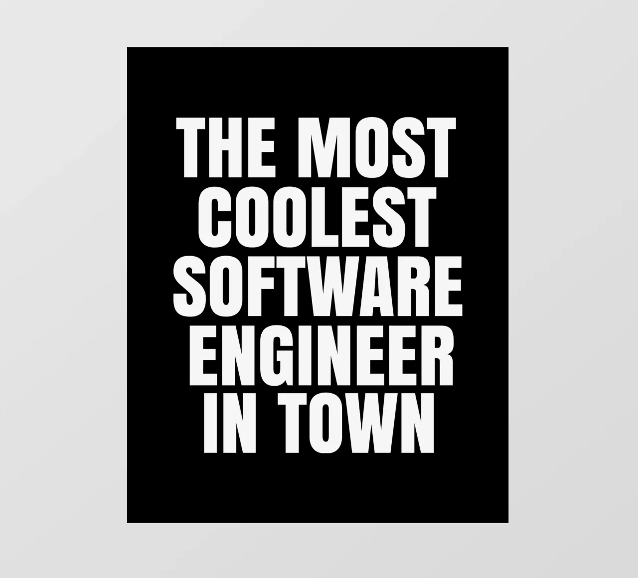 The most coolest software engineer in town pellicola backlit da happieeagle