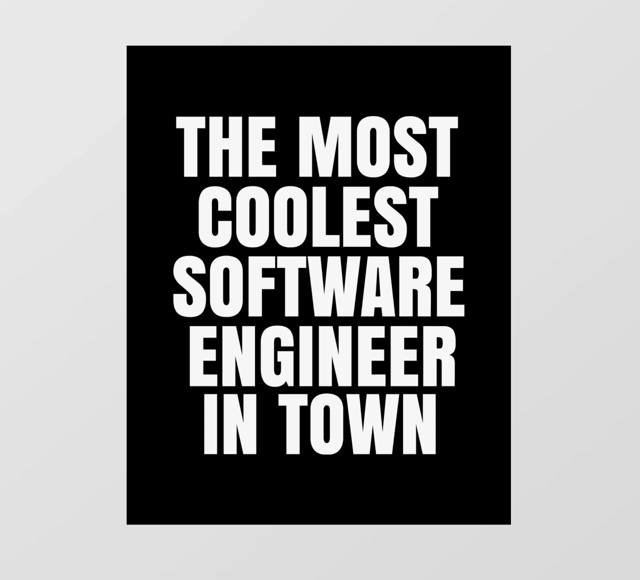 The most coolest software engineer in town telo in pvc da happieeagle