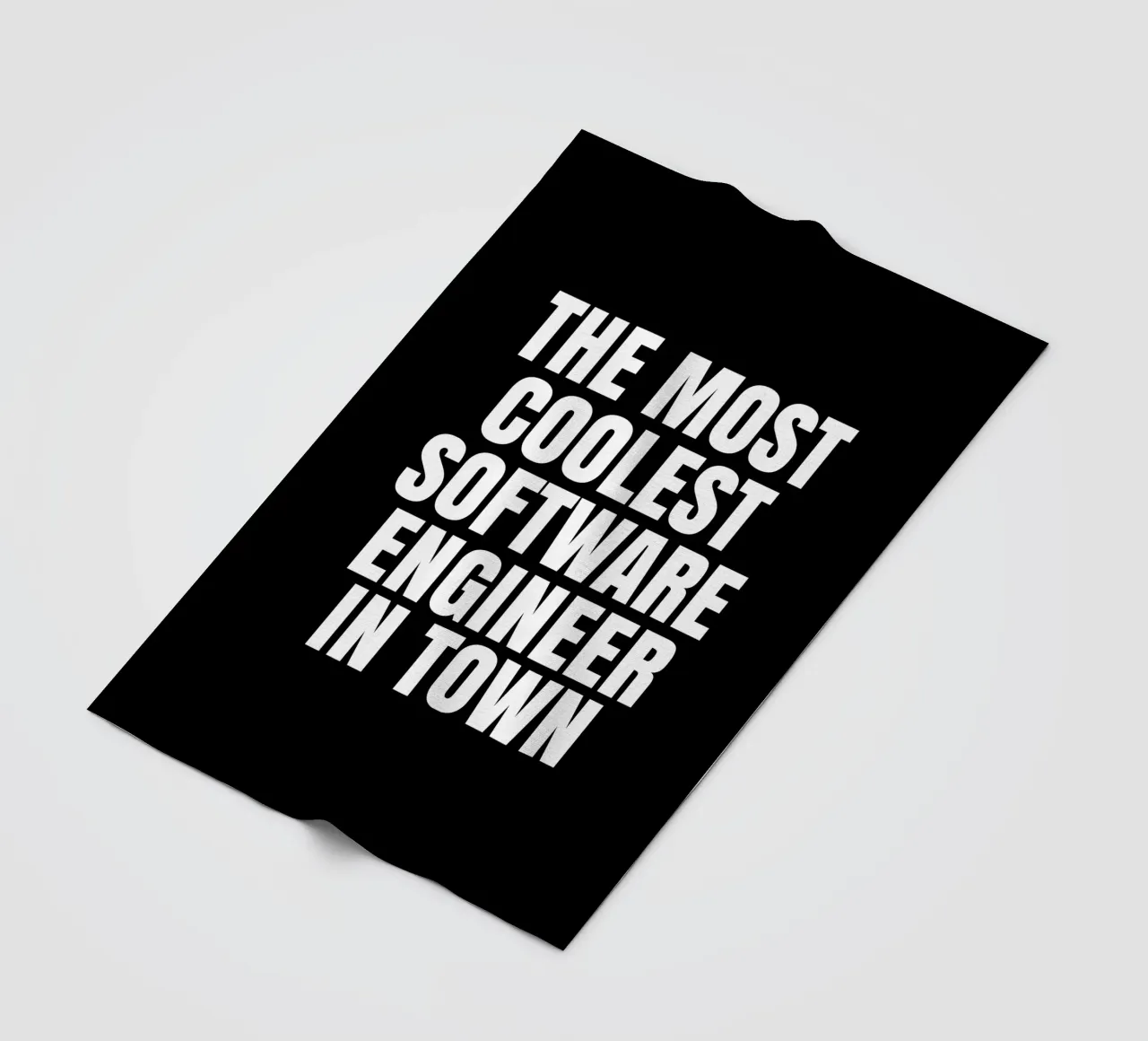 The most coolest software engineer in town coperta in pile da happieeagle