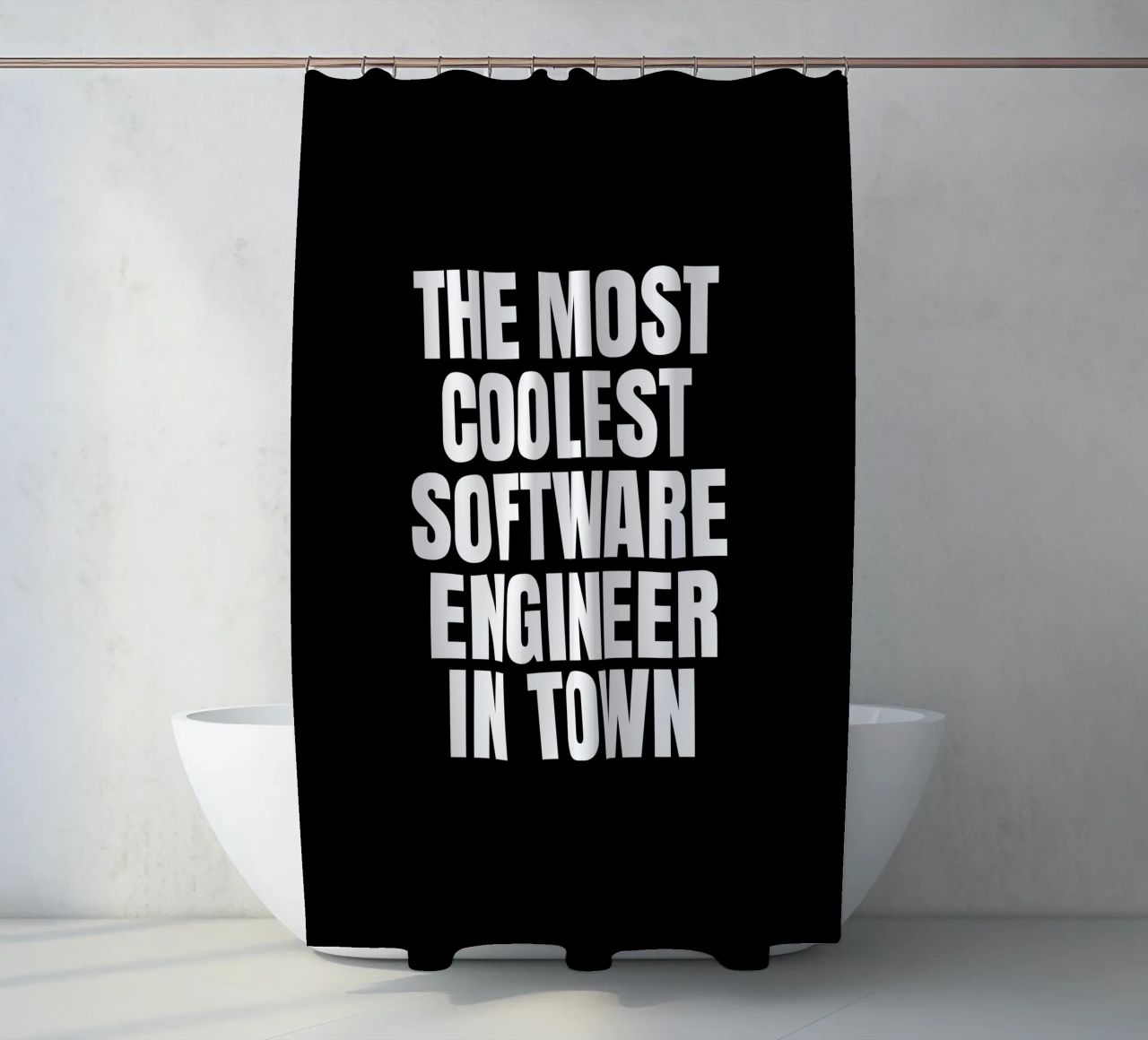 The most coolest software engineer in town tenda da doccia da happieeagle