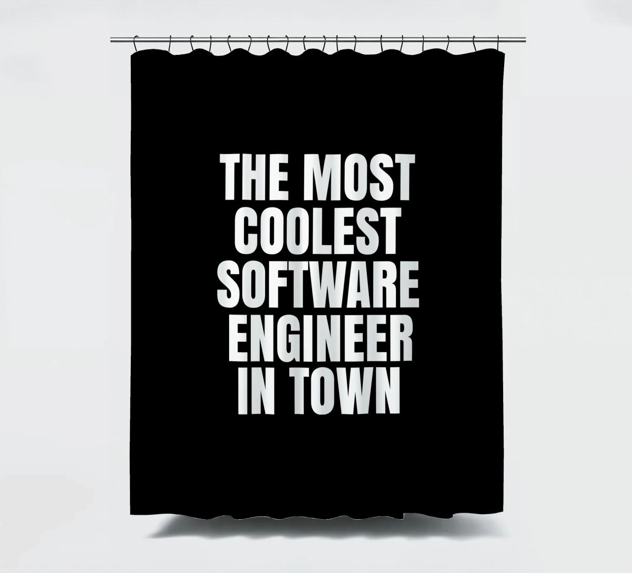 The most coolest software engineer in town tenda da doccia da happieeagle