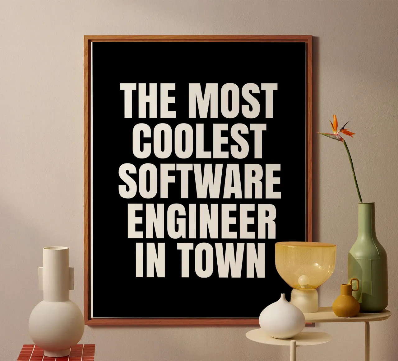 The most coolest software engineer in town alluminio dibond da happieeagle