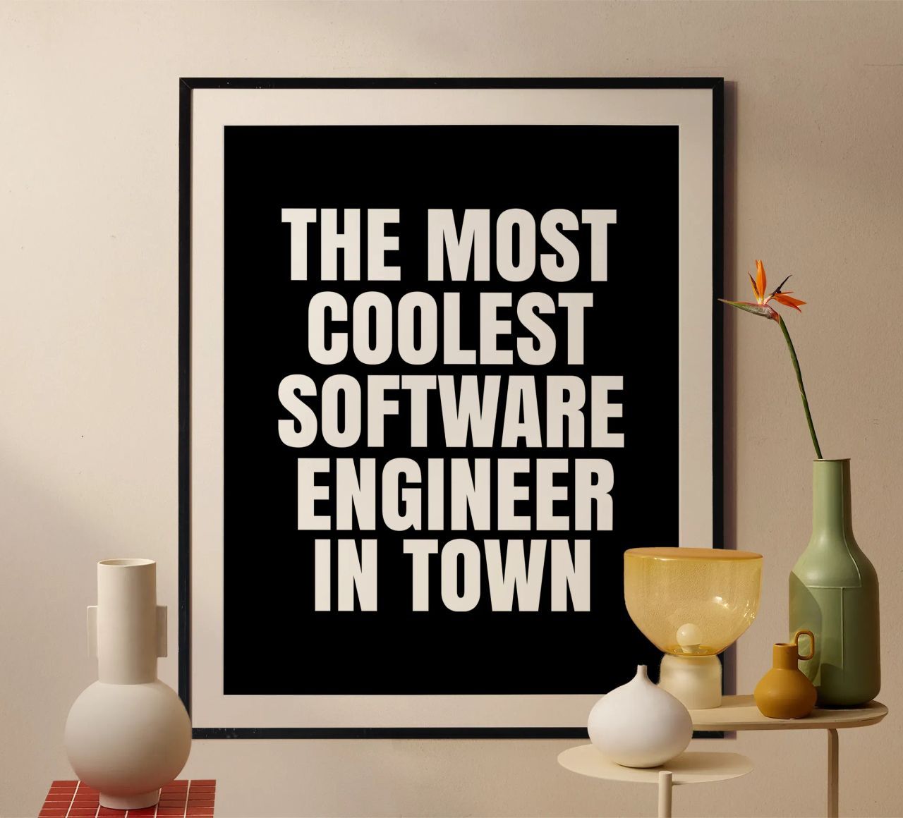 The most coolest software engineer in town poster da happieeagle