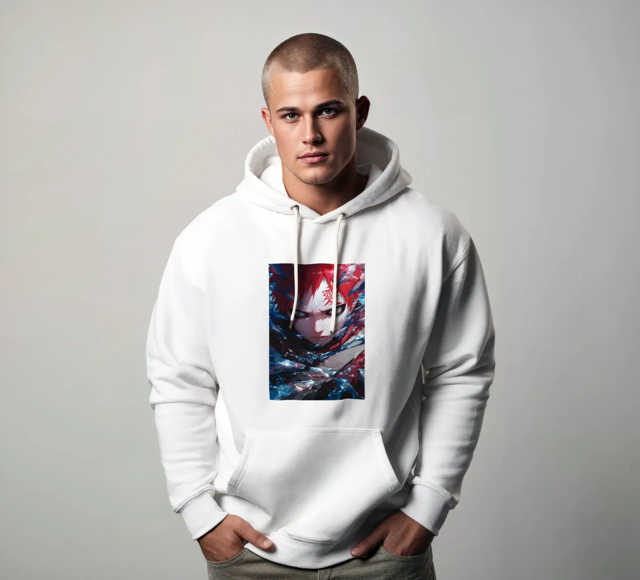 Gaara Naruto felpa con cappuccio da CreativeStudio