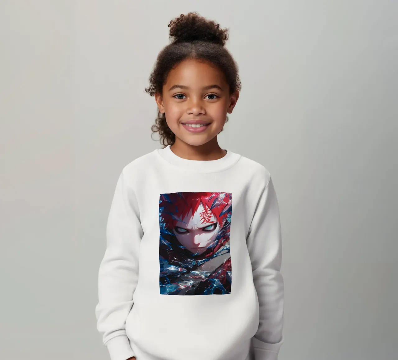 Gaara Naruto kids sweatshirt by CreativeStudio