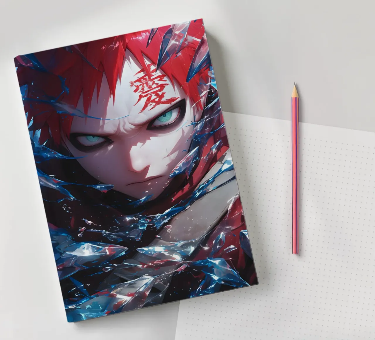 Gaara Naruto notebook by CreativeStudio