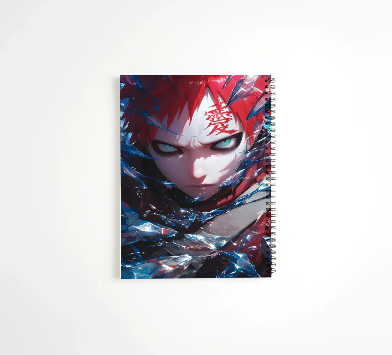 Gaara Naruto spiral notebook by CreativeStudio