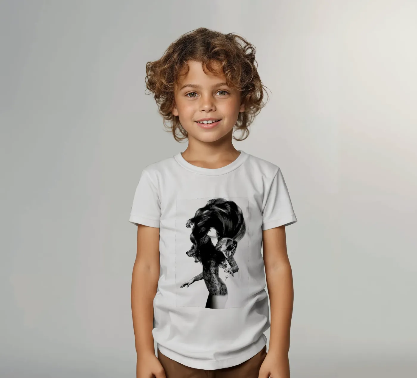 Bear 3 t-shirt bambini da Jenny Liz Rome