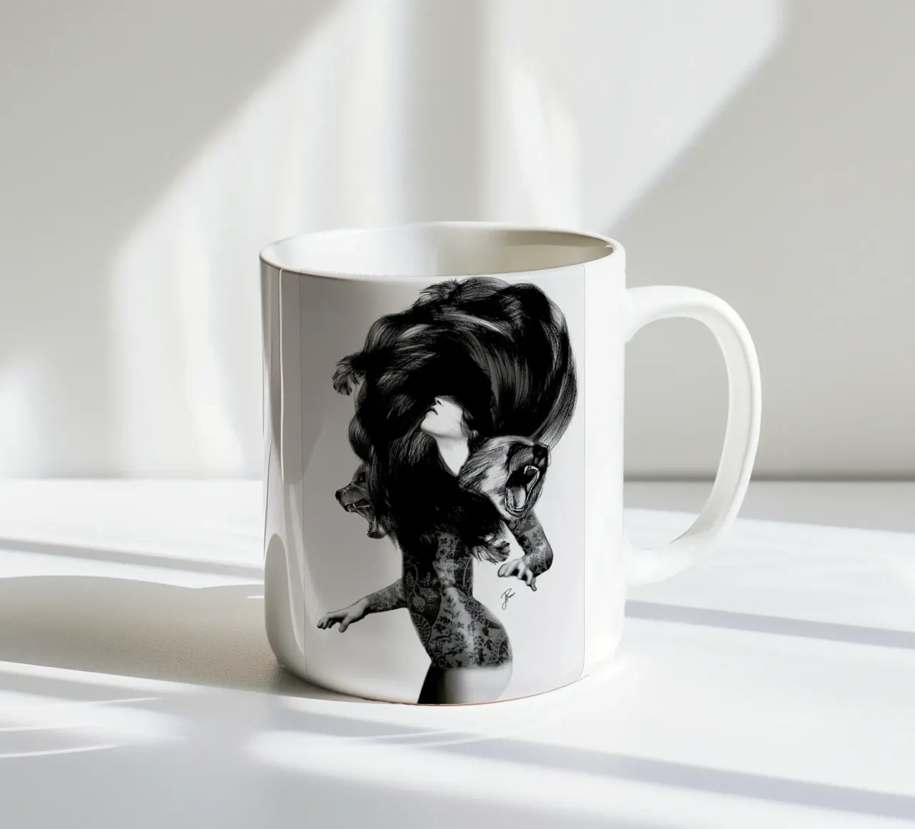 Bear 3 tazza in ceramica da Jenny Liz Rome
